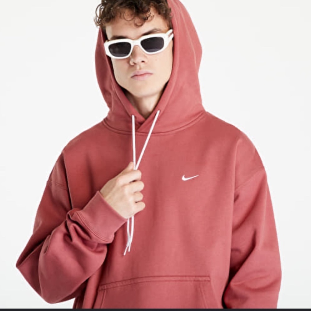 Nike Fleece Hoodie XXL Men’s Women’s Canyon Rust Pullover Sweatshirt - Picture 1 of 7